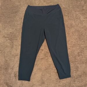 Patagonia Navy Blue Cropped Happy Hike Joggers - Large